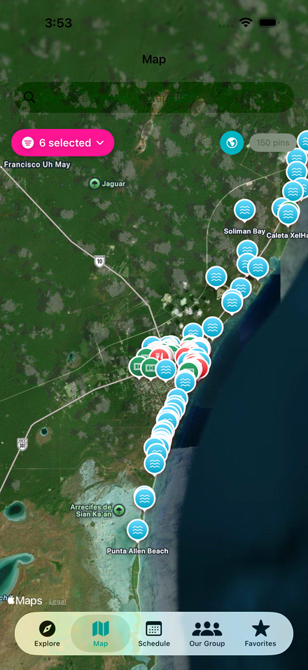 The map